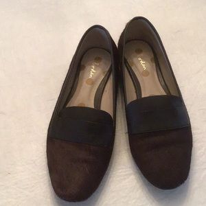 Boden pony hair flats
